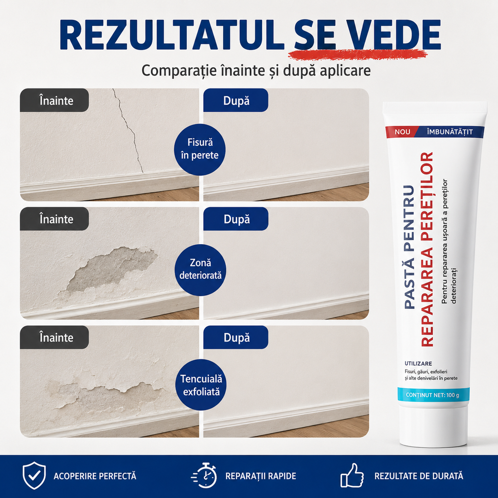 ReparaFix™ – Soluție pentru găuri și fisuri